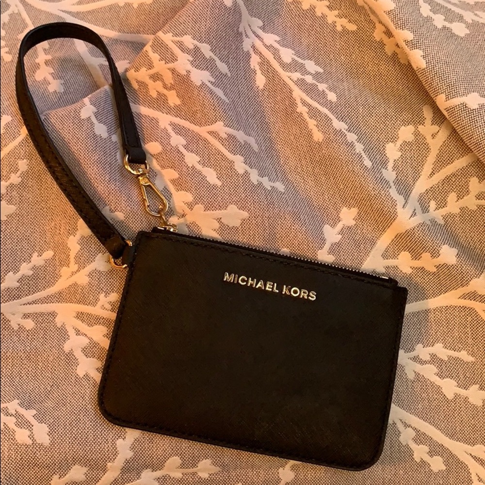 Small Black Michael Kors Wristlet
